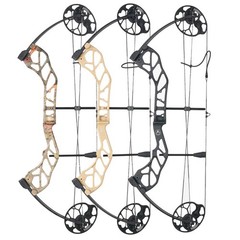 19-70lb Compound Bow Carbon Arrows Kit RH/LH Archery Target Hunting Shooting Bow