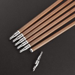 31″ Pure Carbon Arrows Feathers SP340 400 500 600 Compound Recurve Bow Hunting