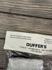 DUFFER’S Fuzzy Flasher Electronic Archery Hunting Target Attractor Decoy New