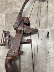 Vintage Bear Compound Bow 52” Unknown Model Estate Find Right Handed PL 205477