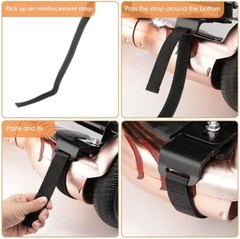 8x Replacement Straps Hoverkart Go Kart For Scooter, Adjustable Hoverboard,Black