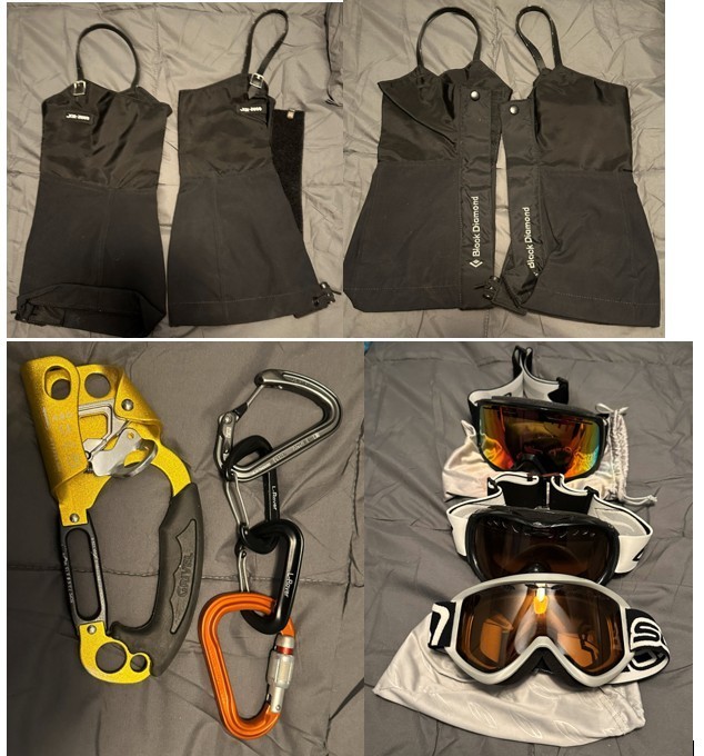 Climbing & Outdoor Gear Bundle – Black Diamond, Grivel, Katadyn, Goggles, Bags