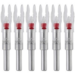 12-Pack or 6-Pack S Lighted Nocks for Arrows .244/6.2mm Lighted Arrow Nocks f…