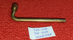 Crosman 760-044 Brass Bolt Long & 760-050 brass bolt knob (LS acorn nut), used