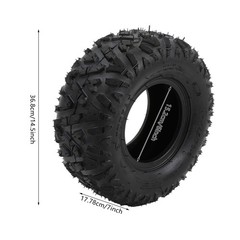 2Pcs 145/70-6 ATV Tires off-Road Tires With A-shaped Tread Pattern Tires Wheel