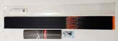 12pk Carbon Express Mach 5 350 Uncut Arrow Shafts w/ Inserts & Nocks: 50631. (s)