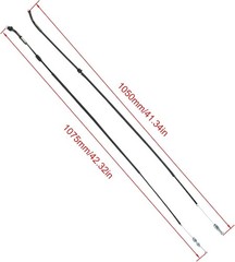 FLYPIG Throttle Cable Push & Pull Set For Honda Shadow 500 700 800 1100 ACE 750