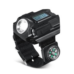LED Wrist Watch Flashlight Torch Light USB Charging Rechargeable Flashlight A