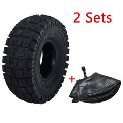 Pair 3.00-4 Tire & Tube 10×3 For Pocket Bike Scooter Rocket Razor E300 & E325