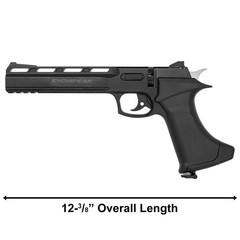 ARTEMIS CP400 Black Synthetic .177 CO2 Semi-Automatic Air Gun Pellet Pistol