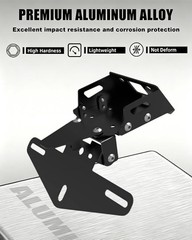 Adjustable Fender Eliminator Tidy Tail License Plate Frame Holder Compatible