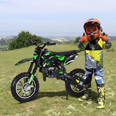 49cc 2 Stroke Mini Motorcycle 25mph 10in Tires Disc Brake 330lbs 47.2in
