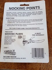 New The Game Tracker HUNTING NOCKING POINTS Bronze 14 – 16 Strand Bowstrings