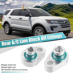 2 Set AC Rear Blockout Kit AC Elimination Auxiliary Kit for Ford Explorer 2010-2