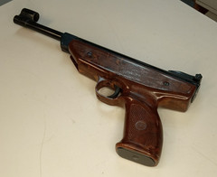 Weihrauch / Beeman HW70 Silver Arrow .177 Pellet Pistol Rare WORKS SHOOTS GREAT!