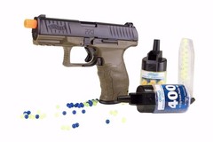 Airsoft Spring Pistol WALTHER PPQ Combat Kit – 15 Rounds 300 Fps 6 mm – Umarex