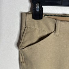Dover Saddlery Riding Sport Cotton Stretch Beige Knee-patches Breeches size 28