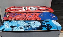 WILL ADLER ESP LOT 3 SKATEBOARD DECKS 32″L x 7 1/2″ W COLLECTABLE