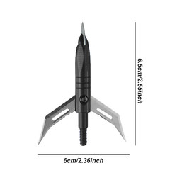 12Pcs 2 Blade Expandable Arrows Broadheads Arrowheads 100 Grain Hunting w/ Box
