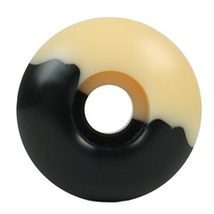 Skateboard Wheels 53mm x 31mm High Rebound 100A Black/Brown