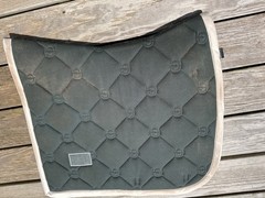 Equestrian Stockholm AMAZONITE Full Dressage Set – Pad, Bonnet, Boots EUC