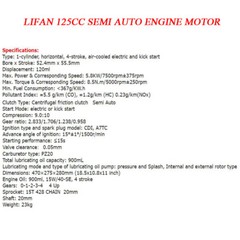 Lifan 125cc 140cc 150cc Engine Motor Kits Kick/Electric Start for CRF50 Z50A SSR