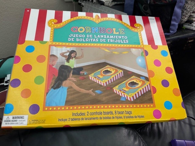 Amscan Circus Carnival Child Cornhole Set Party Supply New!!!