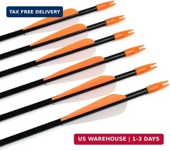 Archery Practice Fiberglass Arrows 24/26/28/30 Inch Target Shooting Safetyglass