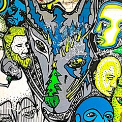 Vintage 1989 Schmitt Sticks Chris Miller “Faces” Skateboard Deck Used