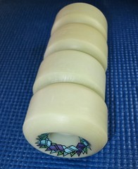 Vintage Santa Cruz OJII STREET RAZOR Skateboard Wheels, 60mm 92A, 1980s NOS!