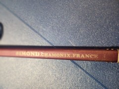 Vintage ice axe Simond Chamonix made in France 33.5″ Alum / Steel Vfine