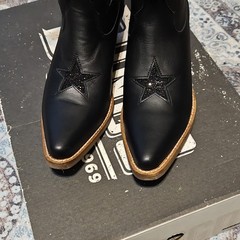 Dingo DI 582 Star Struck Women’s Western Boots Black Size 9