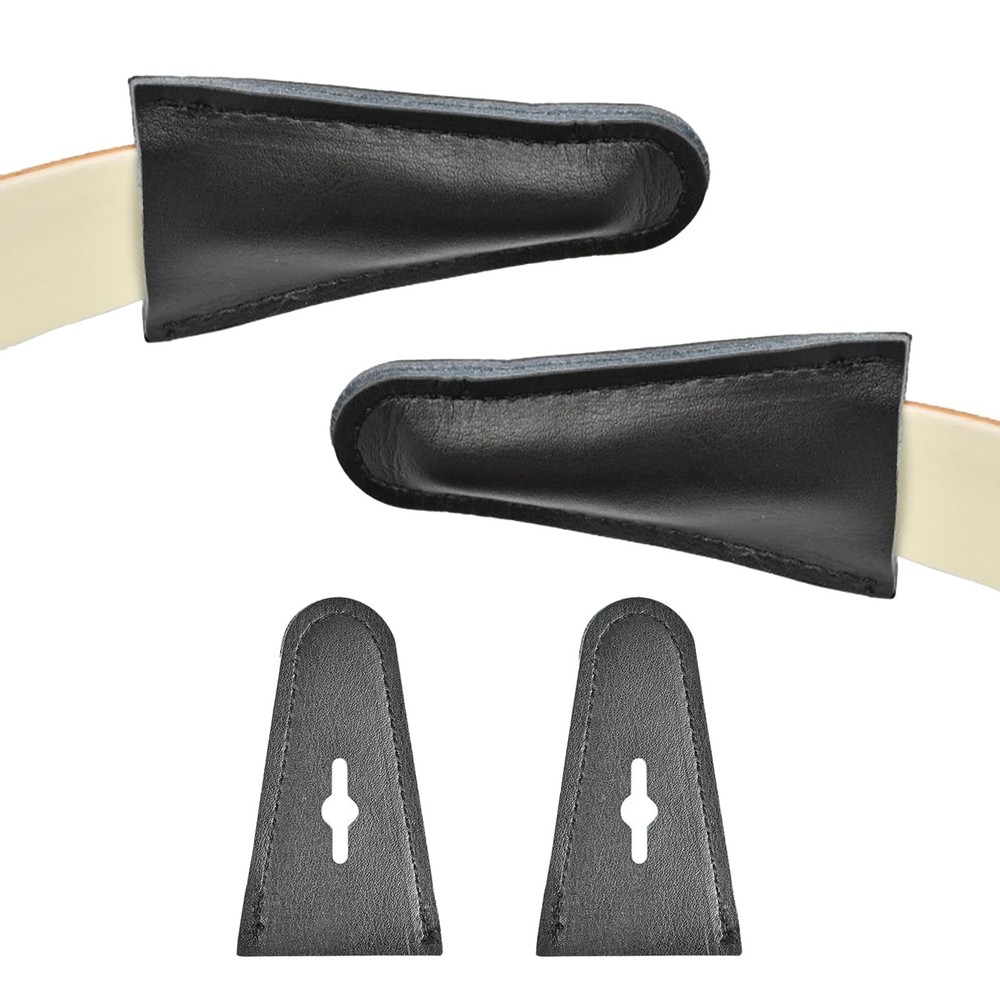 2pcs Archery Recurve Bow Limb Protector Leather Bow Tip Guard End Replacement…