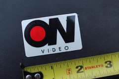 ON Video Magazine 411 Studios Clear Original BP3 Vintage Skateboarding STICKER