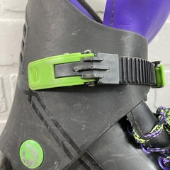 Vintage Variflex City Heat Xp Black Green Purple Inline Skates Sz Unknown Read