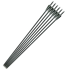 6/12/24pc 31 Inch Mixed Carbon Arrows Target +6 Red Lighted Nocks 7.62mm Hunting