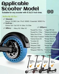 GLDYTIMES GOTRAX TIRE PROOF SCOOTER TIRE BLEU