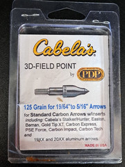 Cabela’s 3D Field Points CFP20-125 for Arrows