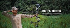 Lightweigt Hunting Compound Bow Kit for Beginner & Intermediate Archer ,30-70Lbs