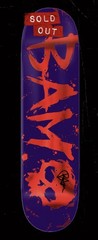 Zero x Bam Margera Purple Blood Skateboard Deck 1ST RUN + WALL MOUNT Viva La Bam