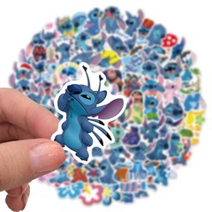 100pcs Stitch Sticker for Kids, Cute Cartoon Waterproof Vinyl Decal for Adult…