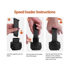 Ludex Magazine Speed Loader for Glock 9mm/.40.Fits Glock 17,18,19,22,23,24,26…
