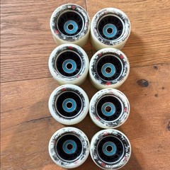 RollerBones Day of the Dead PET Quad Wheels 59mm 88A with Bones Bearings