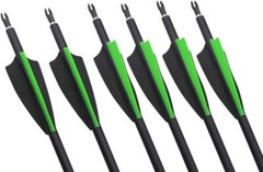 12X Carbon Arrow 30» Archery SP500/Blade Arrowhead Compound Recurve Bow Hunting