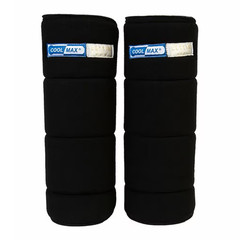 LÉTTIA CoolMax No-Bow Wraps- Black 2 pk- 16 inch