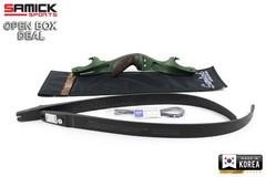 Samick Discovery CNC Riser, Foam Carbon Bow Set / Open Box Deals / Forest Green