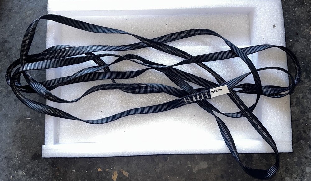 Edelrid Web Sling 12mm x 240cm (Black)