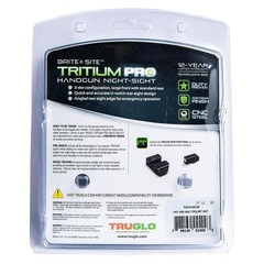 TRUGLO Tritium Pro Night Sights, Compatible with Walther One Size, White Ring
