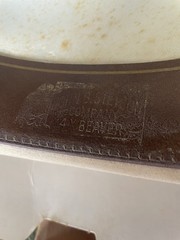 4X Stetson Cowboy Beige-Tan Feather Hatband Size 6 3/4