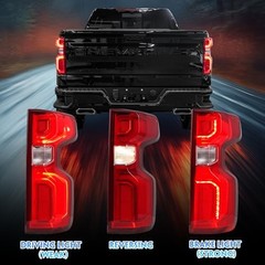 Passenger Side LED Tail Light Assembly Compatible With 2019-2024 Right Side